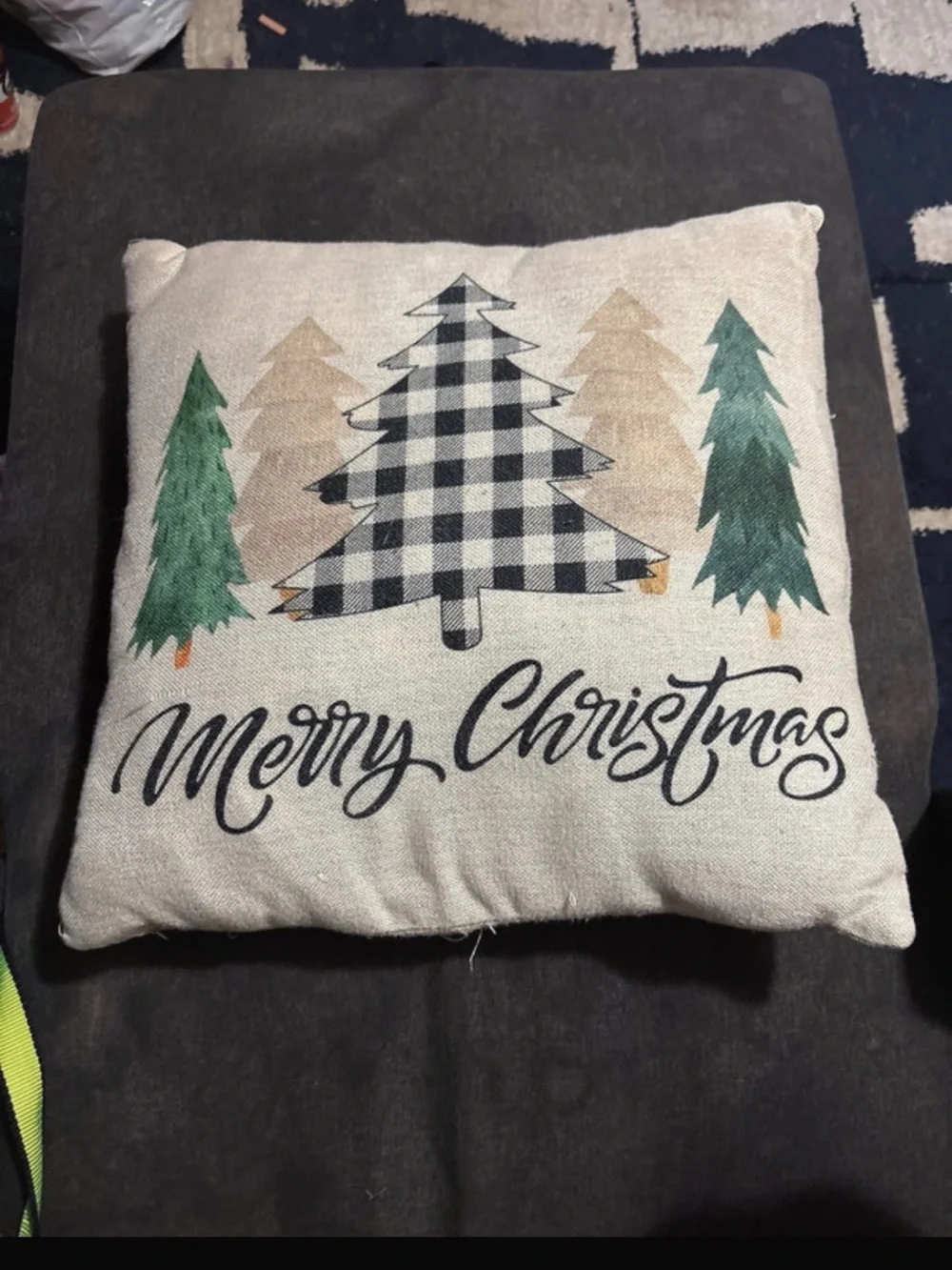 Merry Christmas Decorative Throw Pillow